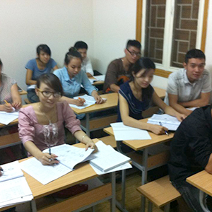 Một lớp học KLPT tại Ngoại ngữ Phương Đông