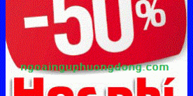 Trung tâm ngoại ngữ Phương Đông giảm 50% học phí Trung tâm ngoại ngữ Phương Đông giảm 50% học phí